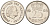Нидерланды 25 центов 1964 Юлиана (1949-1980) KM 183 никель    4174-651