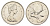 Канада 25 центов 1977 Елизавета II (1952-2022), олень KM 62b никель PROOF-LIKE (BU) 4631-925