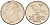 Норвегия 25 эре 1972 Улаф V (1958-1991), синица KM 407 медно-никель 4580-1042