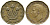 Великобритания 3 пенса 1944 Георг VI (1936-1952) KM 849, Spink 4112 никель латунь 34-935