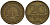 ГДР 20 пфеннигов 1969 A, первый год KM 11 латунь 4601-534