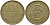 КОСТА-РИКА 100 КОЛОН 2007 B.C.C.R. KM 240а сталь плакированная латунью 59-414