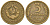 СССР 3 копейки 1932 KM 93, Федорин 25 алюминиевая бронза 51-1852