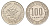 Габон 100 франков 1971 KM 12 никель UNC 4671-127