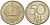 Швеция 50 эре 1950 TS, Густав V (1907-1950) KM 817 серебро 119-1057