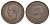 Греция 10 лепт 1869 B, Георг I (1863-1913) KM 43 медь 4653-725