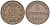 Бавария 2 пфеннига 1871 Людвиг II (1864-1886) KM 478 медь 202-255