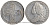 Великобритания 1/2 кроны 1745 LIMA, Георг II (1727-1760) KM 584.3, Spink 3695 серебро 00-819-32