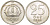 Швеция 25 эре 1950 TS, Густав V (1907-1950) KM 816 серебро 116-1149