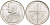 Ватикан 500 лир 1968 VI год, Павел VI (1963-1978), FAO, крест из колосьев KM 107 серебро 3333-1115
