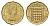 Великобритания 3 пенса 1967 Елизавета II (1952-2022) KM 900, Spink 4153 никель латунь 4121-715