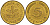 ФРГ 5 пфеннигов 1988 J J.382, KM 107 сталь плакированная латунью    4598-1058