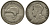 Новая Зеландия 1 флорин 1933 Георг V (1910-1936), птичка киви KM 4 серебро 272-1134