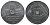 Бельгия 25 сантимов 1943 Belgie - Belgique, немецкая оккупация KM 132 цинк 259-957