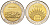 Аргентина 1 песо 2010 200 лет Аргентине - вулкан Аконкагуа KM 157 биметалл UNC 4620-634