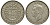 Новая Зеландия 1/2 кроны 1943 Георг VI (1936-1952) KM 11 серебро 272-1033