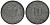 Германия 10 пфеннигов 1919 KM 26, J. 299, Weege 8 цинк 4119-416