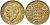 Монако 20 франков 1951 Ренье III (1949-2005) KM 131 алюминиевая бронза 4586-952