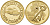 Швеция 2000 крон 2004 Карл XVI Густав (1973- ), 250 лет Королевскому дворцу в Стокгольме, ключи, тираж 5243 экз. KM 912 золото PROOF 10-014-40