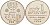 Израиль 1 лира 1958 Ханука KM 22 медно-никель UNC 189-1145