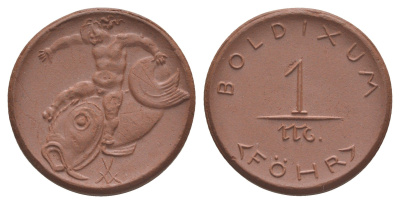 Больдиксум 1 марка ND (1920) Men05 3147.8, Men18 4034.8, Scheuch 108a фарфор 1094-10-42