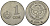 КИРГИЗИЯ 1 СОМ 2008 KM 14 сталь плакированная никелем 33-757