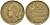 Франция 50 франков 1952 B, петух KM 918.1, Le Franc 425.5 алюминиевая бронза 4607-535