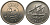 Кувейт 50 филсов 2009 KM 13 медно-никель UNC 4177-413