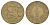 Перу 1/2 соль 1951 редкий год KM 220 латунь 4620-227