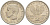 Греция 2 драхмы 1971 21 апреля 1967, чёрные полковники, Константин II (1964-1973) KM 99 медно-никель UNC 08-526