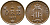 Швеция 1 эре 1895 Оскар II (1872-1907) король Швеции и Норвегии KM 750 бронза UNC 176-858