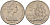 Новая Зеландия 50 центов 1972 Елизавета II (1952-2022), парусник Индевор KM 37.1 медно-никель    4599-1114