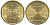 Перу 20 сентимо 2008 KM 306.4 латунь aUNC 4605-443