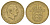 Дания 2 кроны 1949 N, Фредерик IX (1947-1972) KM 838 алюминиевая бронза 4634-532