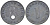 ГЕРМАНИЯ 1 РЕЙХСПФЕННИНГ 1944 B KM 97, J.369 цинк 201-1011
