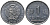Перу 1 сентимо 2010 LIMA KM 303.4a, Schon 102a алюминий UNC 4532-1138