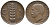 ИТАЛИЯ 5 ЧЕНТЕЗИМО 1925 R, КОЛОС, ВИКТОР ИМАНУИЛ III (1900-1946) KM 59 медь 34-251