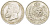 Бразилия 200 рейс 1867 Педро II (1831-1889) KM 471 серебро    4528-146