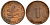 ФРГ 1 пфенниг 1981 D KM 105, J.380 сталь плакированная медью 4602-759