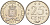 Нидерландские Антилы 25 центов 1977 Юлиана (1948-1980) KM 11 никель 4169-368