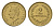 Сальвадор 2 сентаво 1974 год-тип KM 147 никель латунь UNC 4696-1051