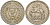 Кипр 100 милсов 1963 европейский муфлон KM 42 медно-никель 4120-1216