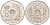 ДАНИЯ 25 ЭРЕ 1972 S; S, ФРЕДЕРИК IX (1947-1972) KM 855.2 медно-никель UNC 106-233
