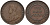 АВСТРАЛИЯ 1/2 ПЕННИ 1917 ГЕОРГ V KM 22 бронза 67-1213