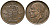БЕЛЬГИЯ 50 САНТИМОВ 1953 BELGIE KM 145 бронза 100-461