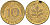 ФРГ 10 пфеннигов 1990 F KM 108, J. 383 сталь плакированная латунью 4171-821