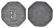 Фленсбург 10 пфеннигов 1917 Funck 131.3, Men05 7331.6, Men18 9227.6 цинк 4636-732