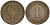 Германия 1 пфенниг 1888 D, Вильгельм I (1871-1888) KM 1, J. 1 медь 4387-243