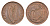 Ирландия 1 пенни 1976 мифологическая птица лира KM 20 бронза 4690-361