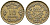 Марокко 10 франков 1952 АН1371, Мухаммед V (1346-1381) (1927-1962), французский протекторат KM 49 алюминиевая бронза 4549-644